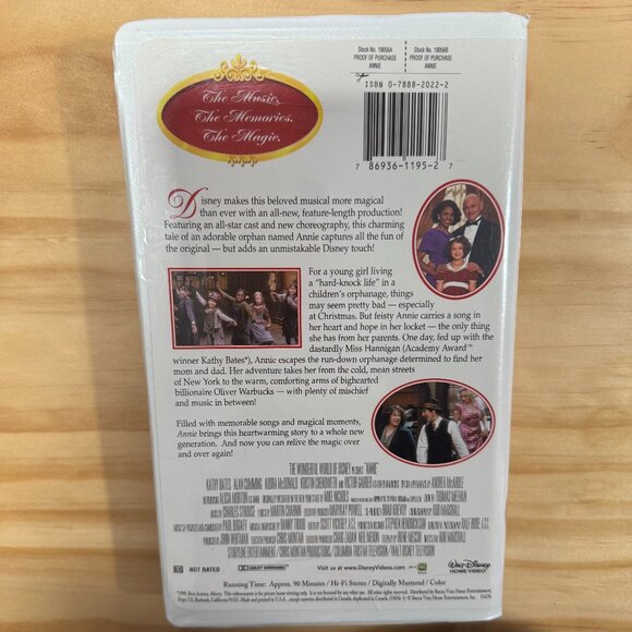Annie (2000) VHS (Clamshell) **Tested** - Picture 5 of 5